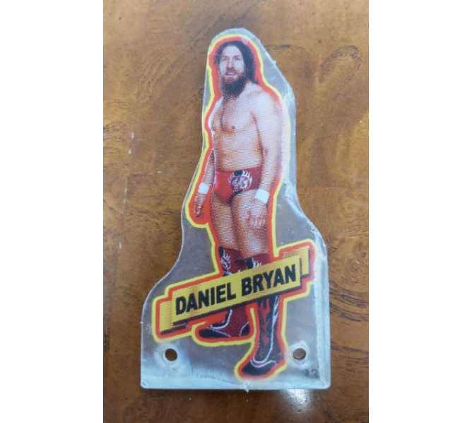WRESTLEMANIA Original Pinball Machine Promotional Key Fob Keychain Plastic 'Daniel Bryan' for sale  