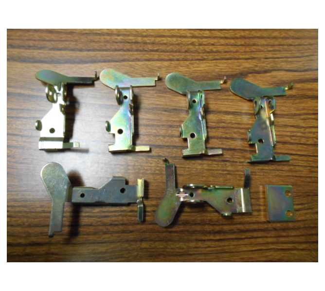 WURLITZER Genuine Parts Jukebox HINGES BRACKETS (7 Pieces) 