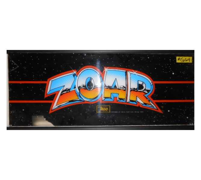 ZOAR Arcade Machine Game Overhead Header Marquee #G64 for sale by DATA EAST 