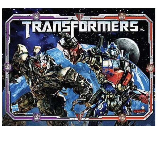 STERN TRANSFORMERS PRO Pinball Machine Translite Backbox Artwork (1119B)