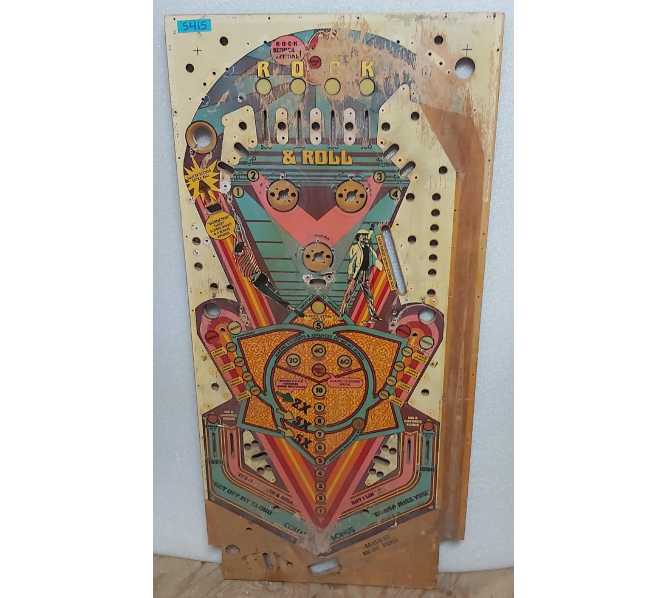 BALLY ROLLING STONES Pinball Machine Playfield #CA-1128-77 (5415) 