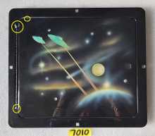 ALLY WILLIAMS ATTACK FROM MARS, STTNG, STAR WARS Pinball Machine CUSTOM AIRBRUSH PAINTED TRIM Set by BILL DAVIS #7010