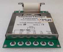 AMERICAN CHANGER ccTALK Printer Model #7076 (9924)