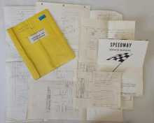 AMERICAN MACHINE AMERICAN SPEEDWAY Arcade Game Instruction & Service Manual & Schematics #6280  