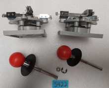 ARCADE LEAF-SWITCH JOYSTICKS 2 WAY 4 WAY 8 WAY - Set of 2 #5422 - AS IS