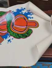 ATARI Centipede Arcade Machine Original Cabinet Artwork 2 pc Decal Set Left Right #86