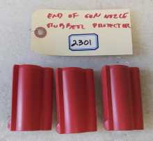 Arcade Game GUN NOZZLE RUBBER PROTECTORS - Lot of 3 (2301) 
