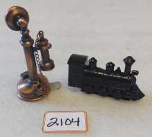 BALLY ADDAMS FAMILY Pinball Machine Diecast PHONE & TRAIN Modifications (2104)