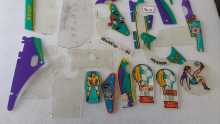 BALLY WORLD CUP SOCCER Pinball Machine INCOMPLETE PLASTIC Set #9612 