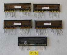 BALLY, STERN, WILLIAMS Pinball Machine 6 Digit AlphaNumeric Gas Discharge Display Glass #9479