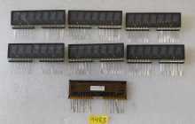 BALLY, STERN, WILLIAMS Pinball Machine 6 Digit AlphaNumeric Gas Discharge Display Glass #9483 