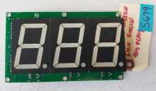 BAY TEK SMOKIN TOKEN / GOIN ROLLIN Arcade Game DISPLAY Board #5679 