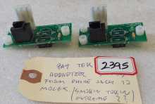 BAYTEK Arcade Game PHONE JACK to MOLEX ADAPTER Boards - Lot of 2 (2394)