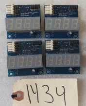 BENCHMARK GOLDZONE Arcade Game DISPLAY Boards (1434)
