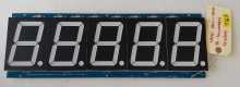 BENCHMARK WHEEL DEAL / XTREME Redemption Game 5 DIGIT SCOREBOARD DISPLAY Board #7163 