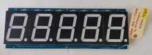 BENCHMARK WHEEL DEAL / XTREME Redemption Game 5 DIGIT SCOREBOARD DISPLAY Board #7164
