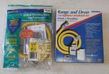 Brasscraft CSSD44E-36P & Dormont DM-1250 Stainless Steel Gas Connector Kits (9882)