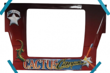 CHICAGO GAMING CACTUS CANYON Pinball Machine 3 pc DECAL SET #7935