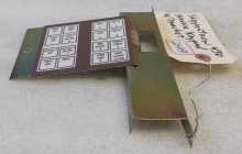 CRANE NATIONAL SHOPPERTRON 430 Vending Machine SERVICE KEYPAD w BRACKET (2419)