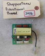 CRANE NATIONAL SHOPPERTRON Vending Machine DIRECTIONAL Board (2416) 