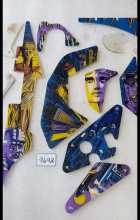 DATA EAST BATMAN FOREVER Pinball Machine INCOMPLETE PLASTIC Set #9692 