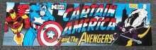 DATA EAST CAPTAIN AMERICA AND THE AVENGERS Arcade Game Overhead Header #6900 