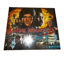DATA EAST LETHAL WEAPON 3 Pinball Machine Translite (0128)