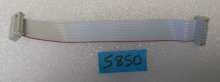 DATA EAST SEGA Ribbon Cable - 14-pin 6.5-inch 2-connector #602-5005-14 (5850) for sale