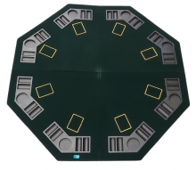DELUXE POKER and BLACKJACK 8 PLAYER FOLDING Table Top 