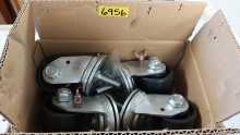 DIXIE NARCO 501E & ROYAL 550/660 5/8 inch Caster Set 1000+ Pound Capacity #6956 