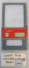 DIXIE NARCO VENDO Soda Style Vending Machine COIN VALIDATOR METAL BEZEL (2406) 