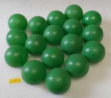 FIVE STAR REDEMPTION RAPTOR CAPTOR Redemption Arcade Game LOT of 17 GREEN PLASTIC BALLS #6993 