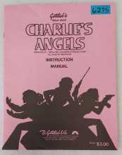 GOTTLIEB CHARLIES ANGELS Acade Game Instruction Manual #6275 