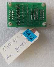 GOTTLIEB SYSTEM 3 Pinball AUX DRIVER Board #28642 (5912)