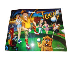 GOTTLIEB TEE'D OFF Pinball Machine Translite (1116D) 