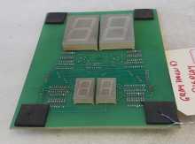 GRAYHOUND ELECTRONICS CRANE Arcade Game LED DISPLAY Board #2157 