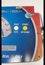 Global VR PGA GOLF Arcade Game COMPLETE CONTROL PANEL w WIRING HARNESS #9243 
