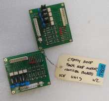 ICE CRAZY HOOP Arcade Game BACK HOOP MOTOR CONTROL Board - Lot of 2 #7808 