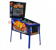 JERSEY JACK DIALED IN LE Pinball Machine Game LEFT SIDE Cabinet Decal #61-00007-01 (7139) - DEFECTS 