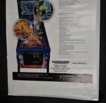 JERSEY JACK DIALED IN LE Original Pinball Machine Game Promotional VINYL ADVERTISING SIGN 