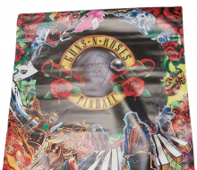 JERSEY JACK GUNS 'N ROSES Original Pinball Machine COLLECTIBLE VINYL DISPLAY BANNER #73-006008-17 (7738)