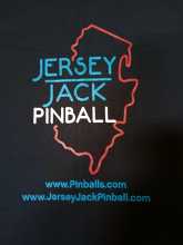 JERSEY JACK PINBALL Original Promotional LOGO T-Shirt