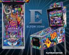 JERSEY JACK Pinball ELTON JOHN PLATINUM EDITION Pinball Machine for sale
