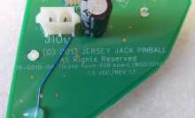 JERSEY JACK WIZARD OF OZ WOZ Pinball Game LIGHT Board Lot #9847 