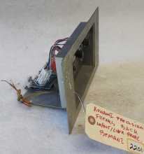  KONAMI PERCUSSION FREAKS Arcade Game IN, OUT, LINK REAR PANEL Assembly (2201) 