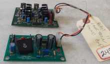 LAZER TRON BLAST IT DUAL AUDIO AMP Board #PCB100122 & FLYBACK POWER SUPPLY Board #PCB-100049 (2480)