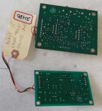 LAZER TRON BLAST IT DUAL AUDIO AMP Board #PCB100122 & FLYBACK POWER SUPPLY Board #PCB-100049 (2480)