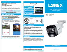 Lorex C241DA-Z4 Indoor/Outdoor 1080p Analog HD Active Deterrence Security Bullet Camera - Box of 4