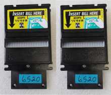 MARS MEI Bill Acceptor Bezel Mask Face Plate #6520 - LOT of 2 