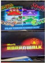 MERIT BOARDWALK Arcade Game Complete Board